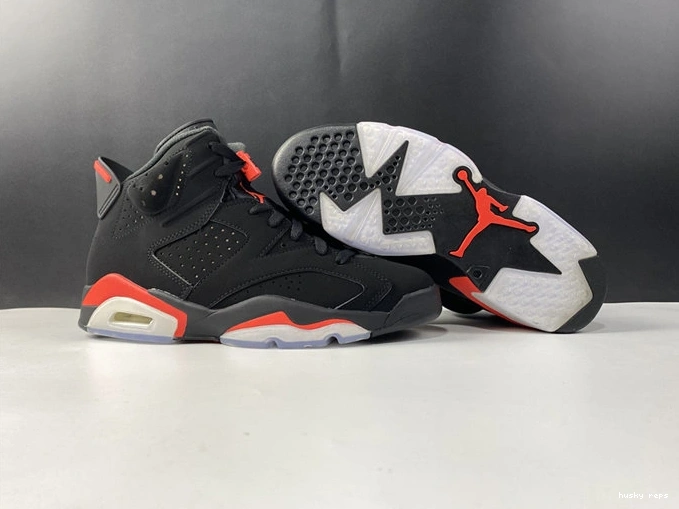 Cheap Husky Jordan6 EyeCatching Black 4044 Infrared 384664- 1028